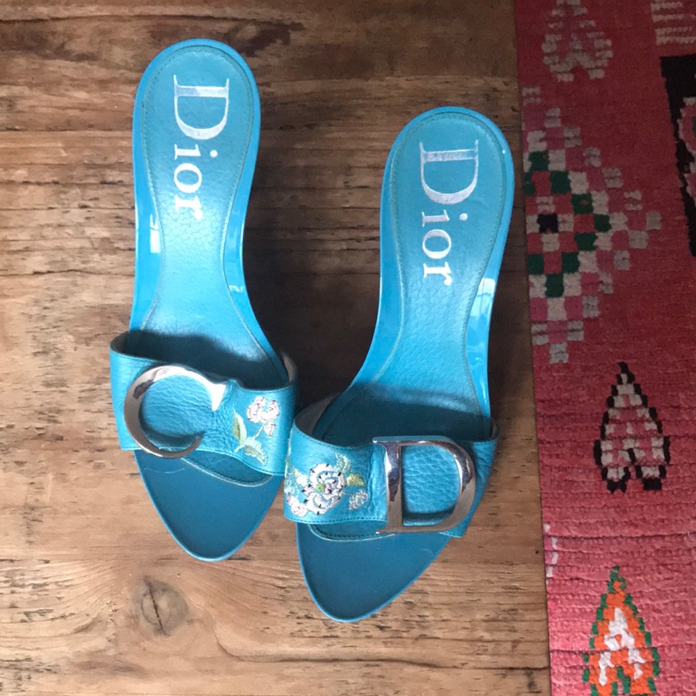 Vintage Dior Mule Sandals
